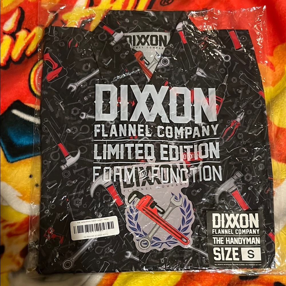 Dixxon Limited Edition Flannel Shirt The Handyman men’s small NIB